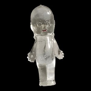 Solid Crystal Glass Kewpie Doll